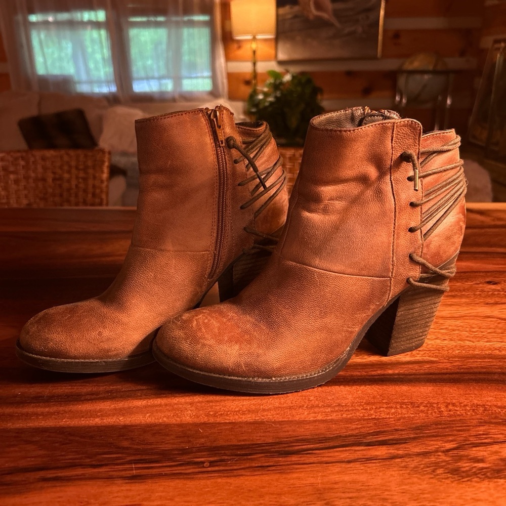 Boho Brown Ankle Boots